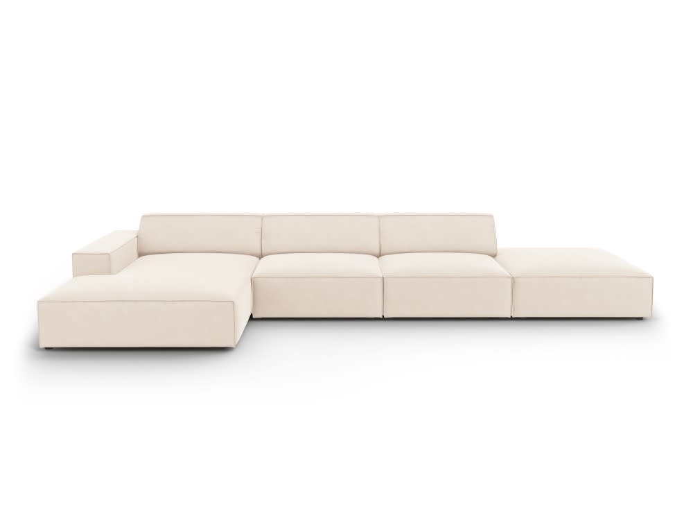 Wohnli Möbelsuche - 5-Sitzer Ecksofa links aus Samt