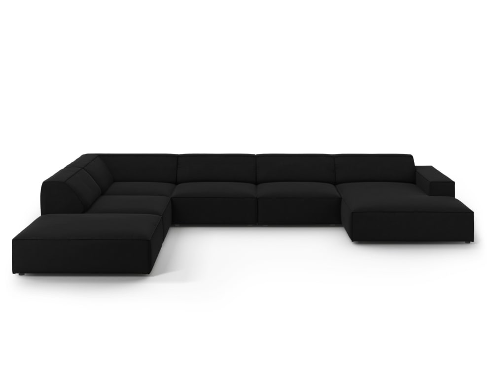 wohnli-moebel-suche-M23101282 Wohnli Möbelsuche - 7-Sitzer Panorama-Ecksofa links aus Samt