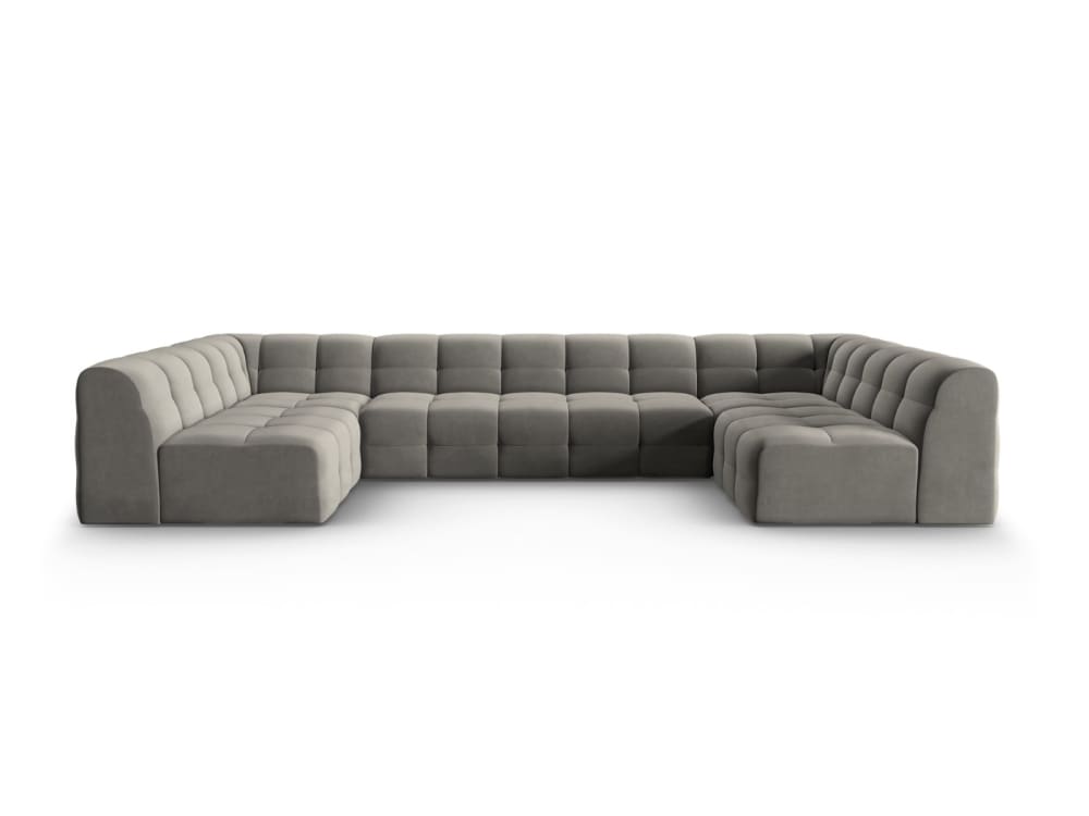 Wohnli Möbelsuche - 7-Sitzer Panorama-Sofa aus Samt