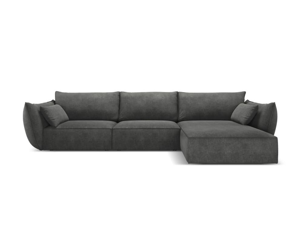 Wohnli Möbelsuche - 4-Sitzer Ecksofa rechts aus Chenille-Stoff