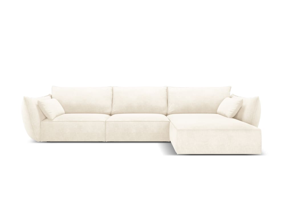 Wohnli Möbelsuche - 4-Sitzer Ecksofa rechts aus Chenille-Stoff