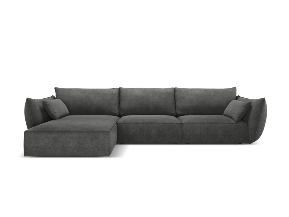 Wohnli Möbelsuche - 4-Sitzer Ecksofa links aus Chenille-Stoff