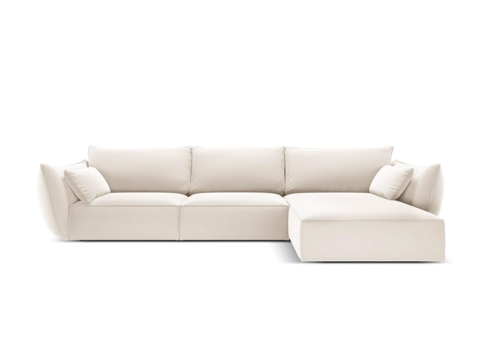 Wohnli Möbelsuche - 4-Sitzer Ecksofa rechts aus Samt