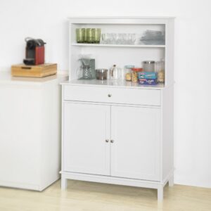 wohnli-moebel-suche-M23104487-1 90x148x40cm Holz Weiß SoBuy Möbel Esszimmermöbel Sideboards, Highboards & niedrige Anrichten