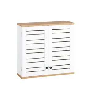 wohnli-moebel-suche-M23104539 Wohnli Möbelsuche - Hängeschrank mit Lamellentüren MDF Weiß