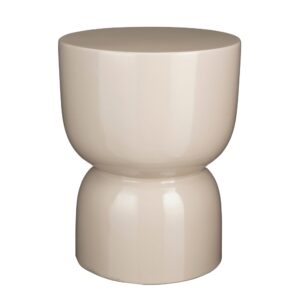 Wohnli Möbelsuche - Beistelltisch aus beige Zement H45