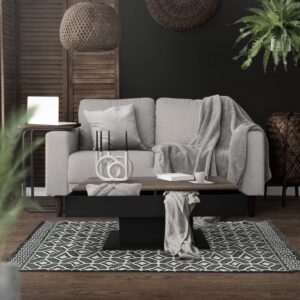 110x40x60cm Spanplatte Schwarz ML-Design Möbel Wohnzimmermöbel Beistelltische