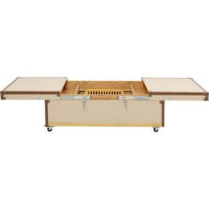 wohnli-moebel-suche-M23110587 Wohnli Möbelsuche - Couchtisch mit Stauraum und Rollen aus Holz mit Textilbezug