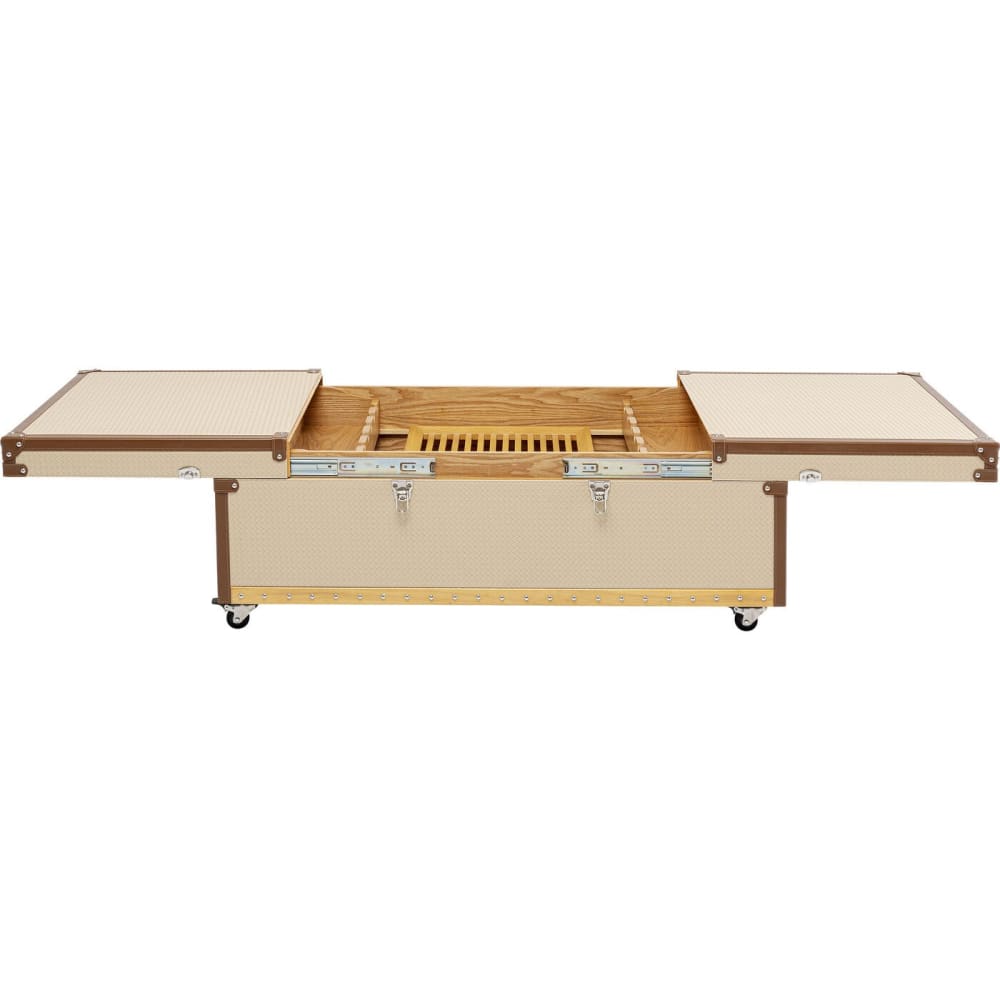 wohnli-moebel-suche-M23110587 Wohnli Möbelsuche - Couchtisch mit Stauraum und Rollen aus Holz mit Textilbezug
