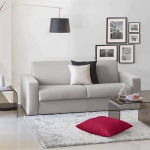 wohnli-moebel-suche-M23112940-1 3-Sitzer-Schlafsofa aus grauem Stoff 180x95h90 cm 200x90x95cm Holz Grau Talamo Italia Sofas und Sessel Sofas Modulare Sofas