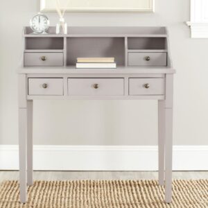 wohnli-moebel-suche-M23113744-1 Schreibtisch aus kiefernholz grau 92x103x49cm Holz Grau Safavieh Möbel Büromöbel Schreibtische