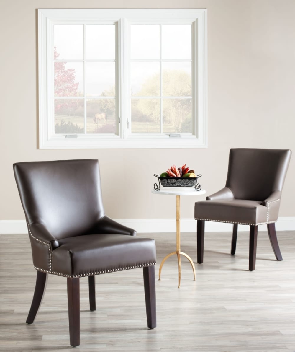 2er-Set Esszimmerstühle Aus Birkenholz Grau 55x88x65cm Holz Grau Safavieh Möbel Esszimmermöbel Stühle