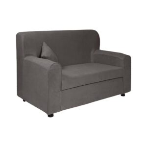 Wohnli Möbelsuche - Festes 2-Sitzer-Sofa aus grauem Stoff