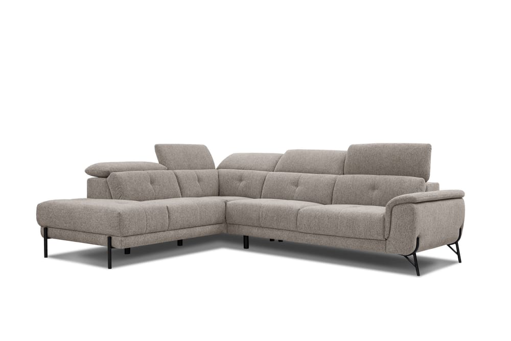 Wohnli Möbelsuche - Ecksofa 5-Sitzer mit verstellbare Kopfstützen