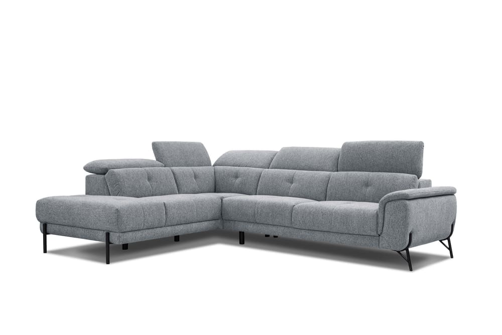 Wohnli Möbelsuche - Ecksofa 5-Sitzer mit verstellbare Kopfstützen