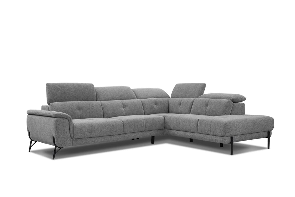 Wohnli Möbelsuche - Ecksofa 5-Sitzer mit verstellbare Kopfstützen