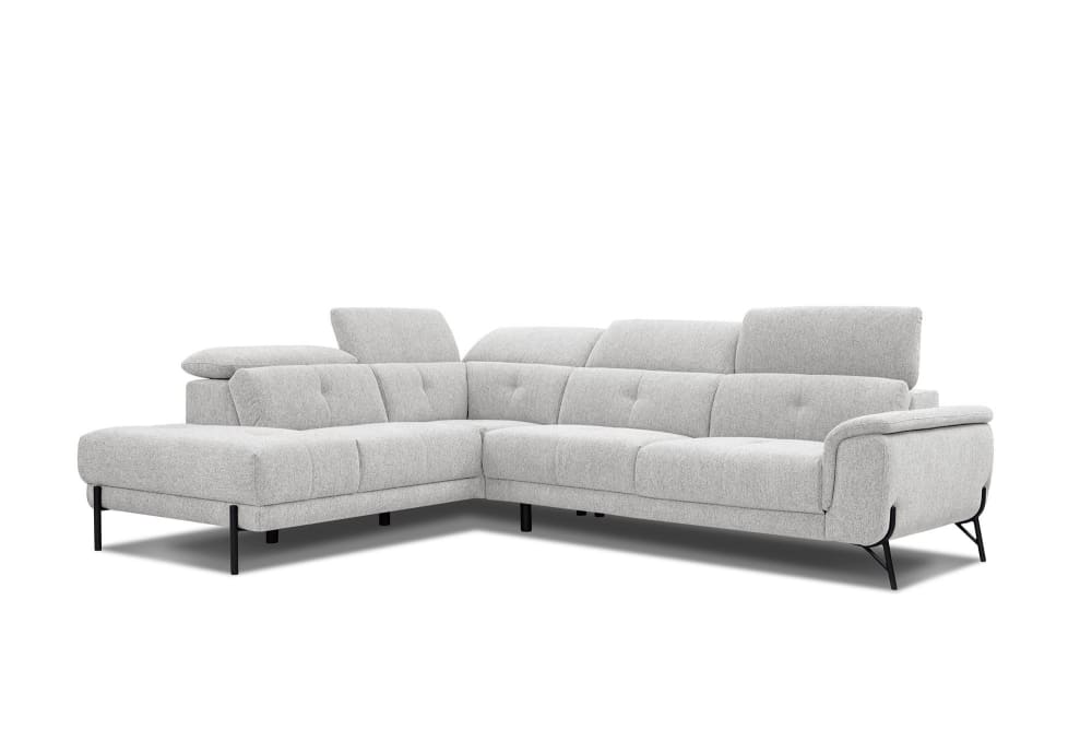 Wohnli Möbelsuche - Ecksofa 5-Sitzer mit verstellbare Kopfstützen