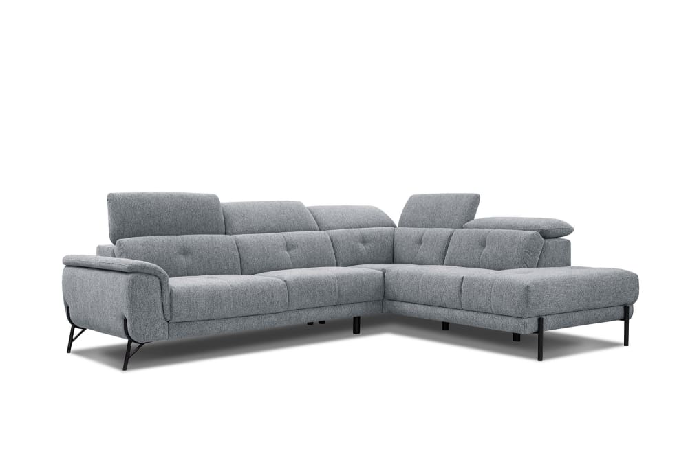 Wohnli Möbelsuche - Ecksofa 5-Sitzer mit verstellbare Kopfstützen