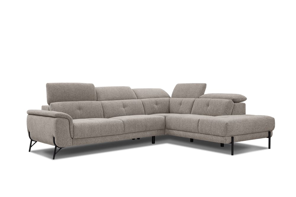 Wohnli Möbelsuche - Ecksofa 5-Sitzer mit verstellbare Kopfstützen