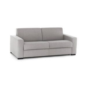 wohnli-moebel-suche-M23114367 Wohnli Möbelsuche - 2-Sitzer-Schlafsofa aus grauem Öko-Leder