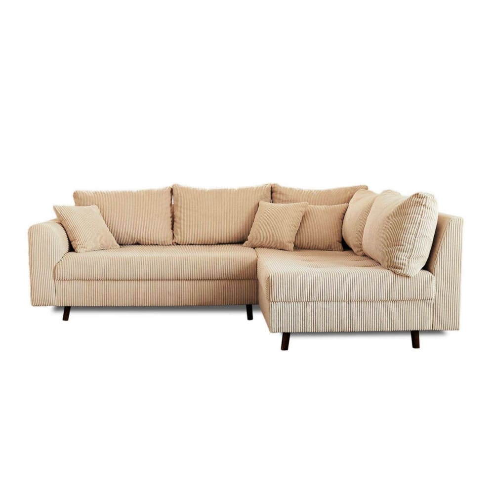 wohnli-moebel-suche-M23114876 Wohnli Möbelsuche - Rune - canapé d'angle droit - 4 places - en velours côtelé