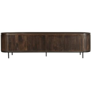 wohnli-moebel-suche-M23115351 Wohnli Möbelsuche - 210 cm TV-Schrank aus massivem braunem Holz