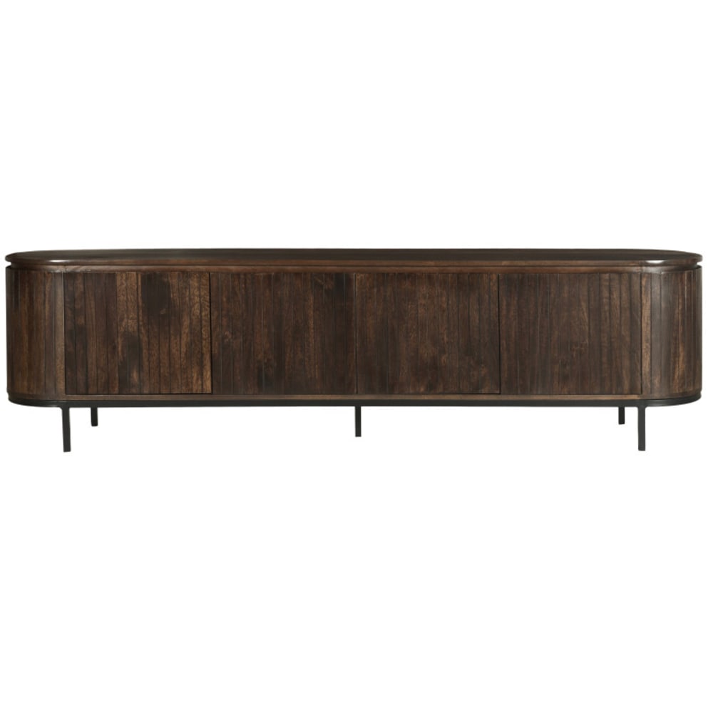 wohnli-moebel-suche-M23115351 Wohnli Möbelsuche - 210 cm TV-Schrank aus massivem braunem Holz