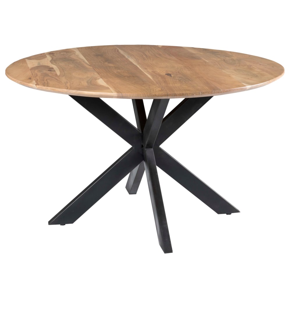 Wohnli Möbelsuche - Runder Esstisch 4 Personen 120 cm  Holz