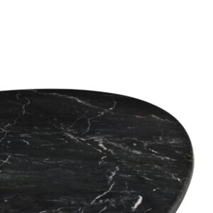 wohnli-moebel-suche-M23115538-1 Set mit 2 Couchtischen aus schwarzem Marmor 52x53x52cm Marmor Schwarz Moloo Möbel Wohnzimmermöbel Beistelltische