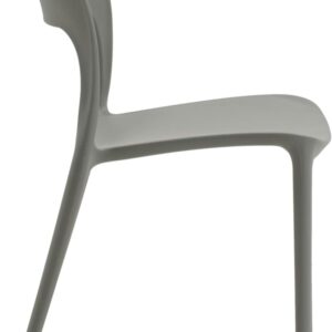 wohnli-moebel-suche-M23116392-1 Set mit 4 grauen Stühlen aus Polypropylen 51x83x43cm PP - Polypropylen Grau Konte.Design Möbel Esszimmermöbel Stühle