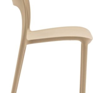 wohnli-moebel-suche-M23116394-1 Set mit 4 Stühlen aus Polypropylen in Taupe 51x83x43cm PP - Polypropylen Taupe Konte.Design Möbel Esszimmermöbel Stühle