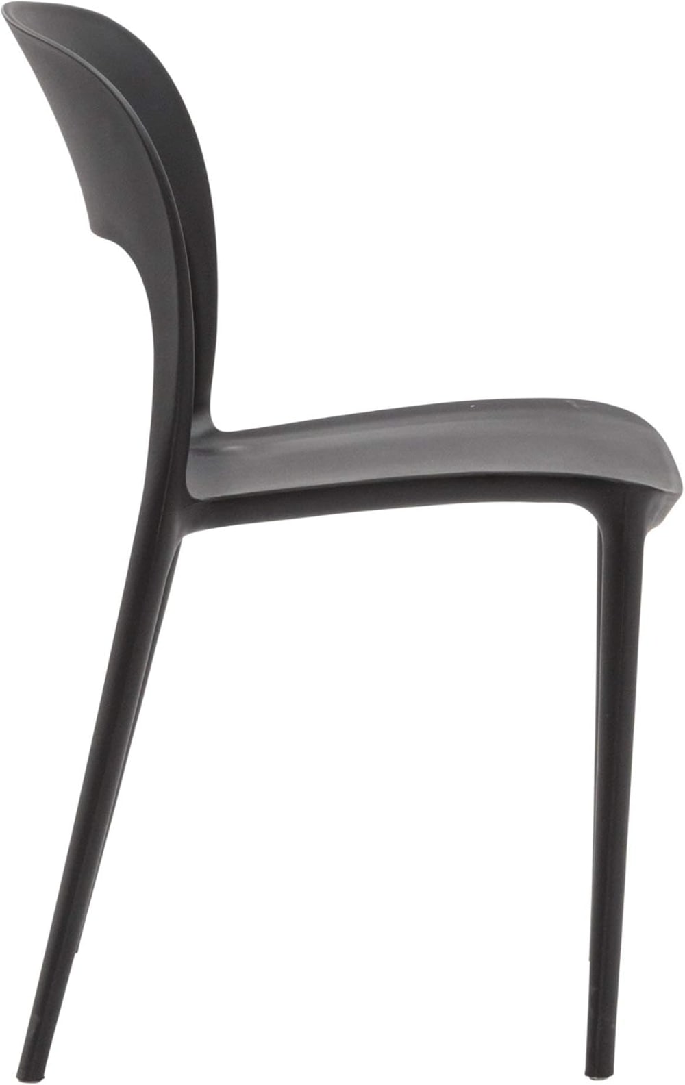 Set mit 4 schwarzen Stühlen aus Polypropylen 51x83x43cm PP - Polypropylen Schwarz Konte.Design Möbel Esszimmermöbel Stühle