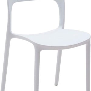 Set mit 4 weißen Stühlen aus Polypropylen 51x83x43cm PP - Polypropylen Weiß Konte.Design Möbel Esszimmermöbel Stühle