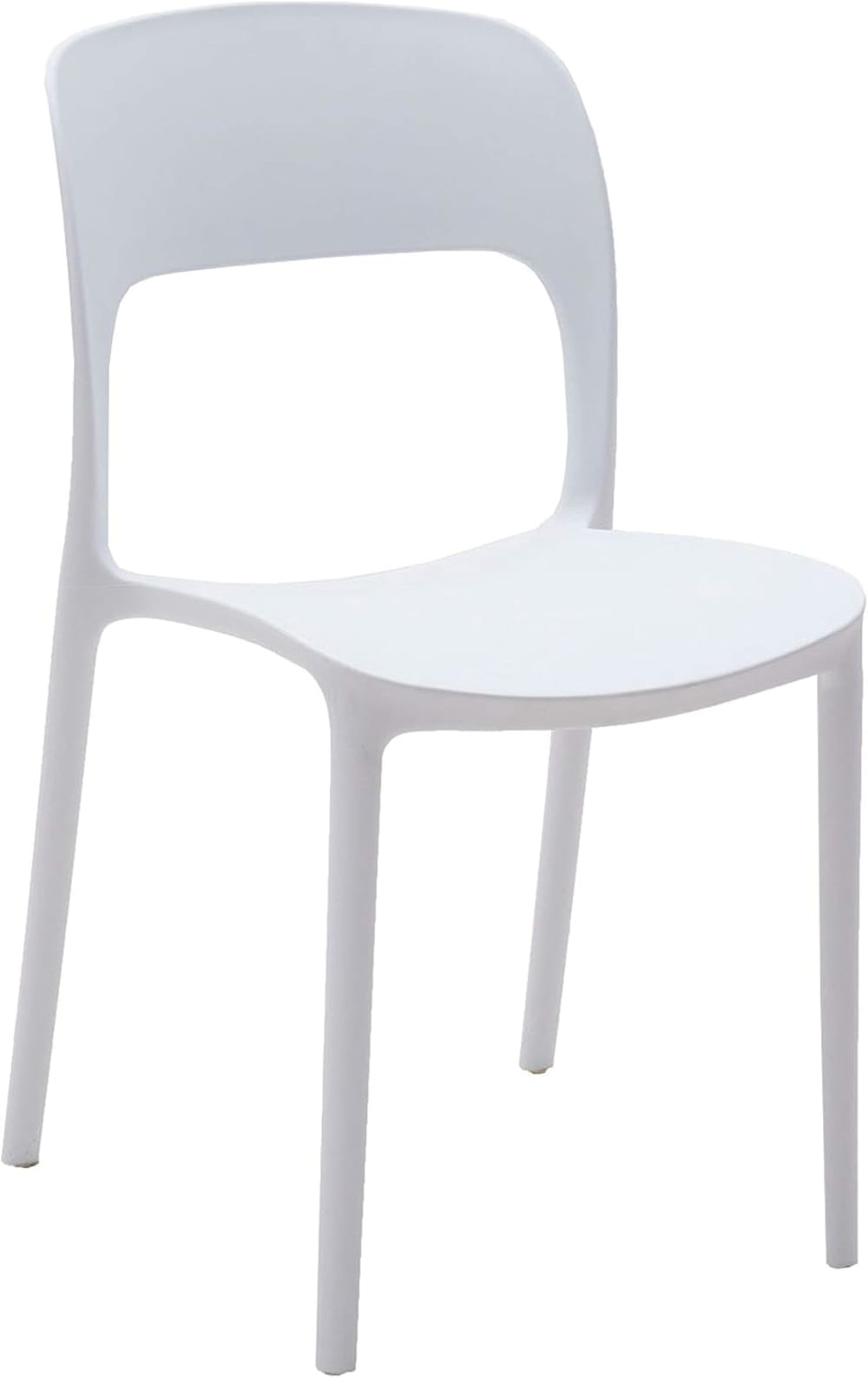 Set mit 4 weißen Stühlen aus Polypropylen 51x83x43cm PP - Polypropylen Weiß Konte.Design Möbel Esszimmermöbel Stühle