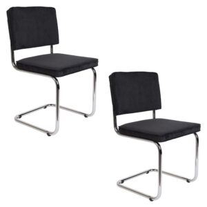 wohnli-moebel-suche-M23117192 Wohnli Möbelsuche - 2er-Set Esszimmerstühle aus Samt