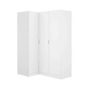 Wohnli Möbelsuche - 3-türiger Kleiderschrank mit weißem Holzeffekt