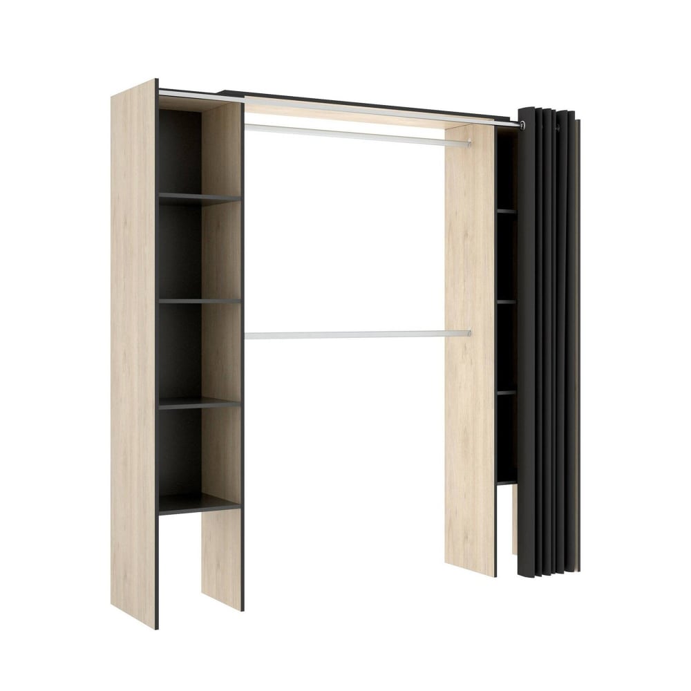 Wohnli Möbelsuche - Großer Kleiderschrank in Eichenholzoptik