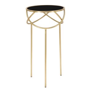 wohnli-moebel-suche-M23120364 Wohnli Möbelsuche - Couchtisch rund aus vergoldetem Metall mit 3 Beinen Ø cm 40x80