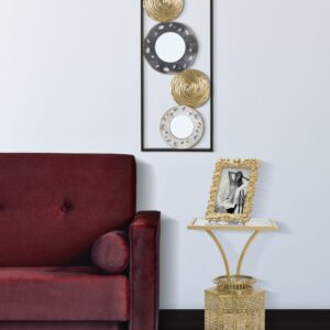 wohnli-moebel-suche-M23120415-1 GLAM-EBENETTISCH 40X35X60 CM 40x60x35cm Metall Gold Mauro Ferretti Möbel Wohnzimmermöbel Beistelltische