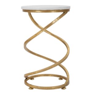 wohnli-moebel-suche-M23120438 Wohnli Möbelsuche - Couchtisch spiralförmig aus Metall Ø cm 27