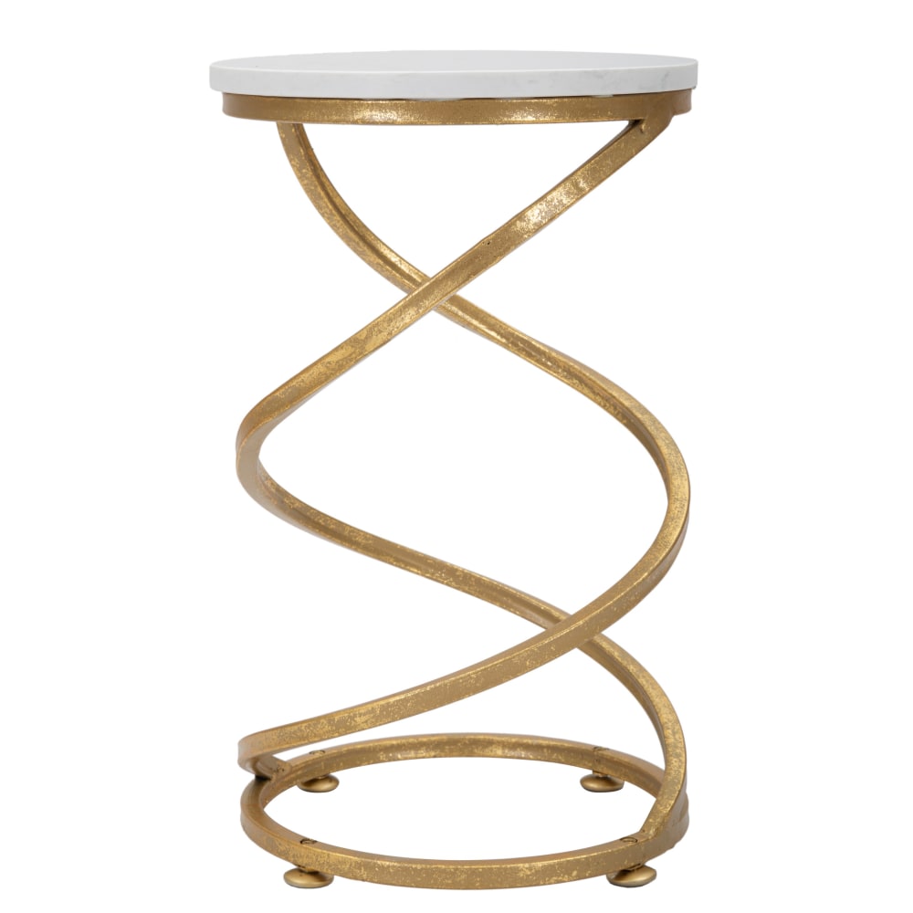 wohnli-moebel-suche-M23120438 Wohnli Möbelsuche - Couchtisch spiralförmig aus Metall Ø cm 27