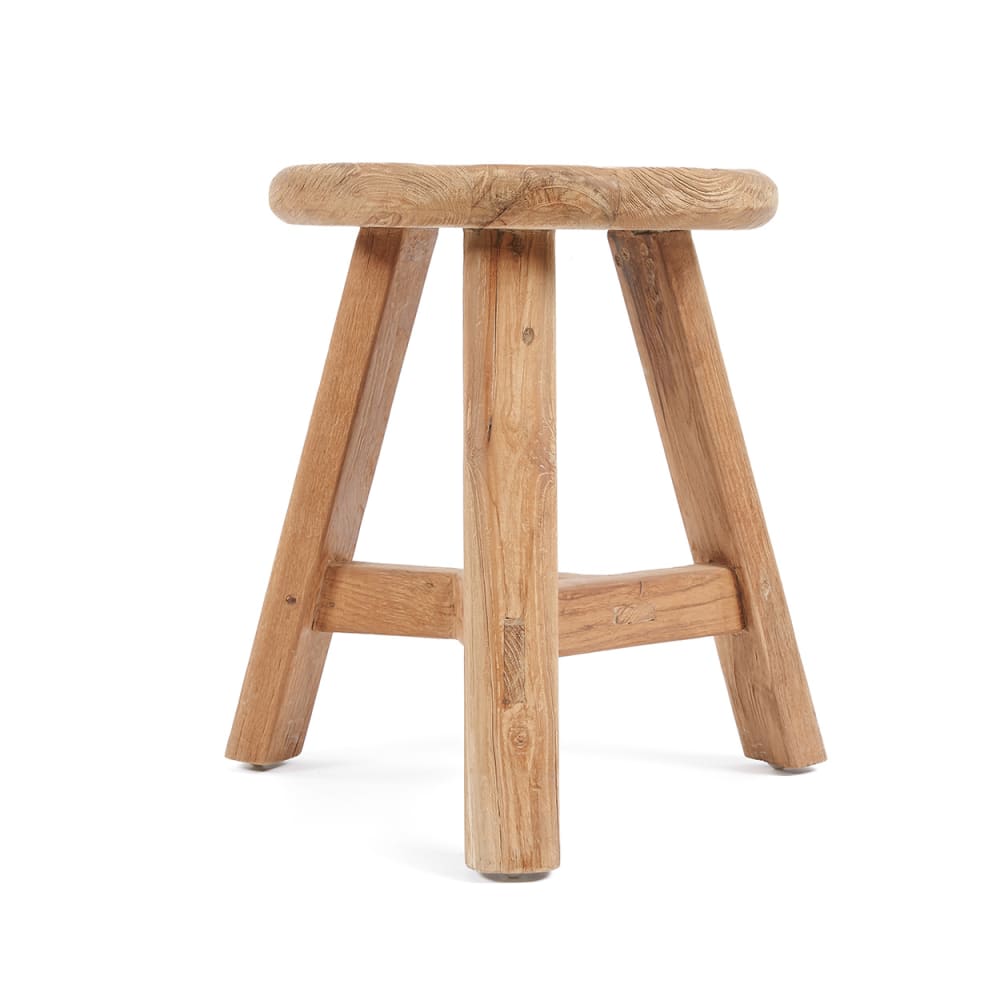 Wohnli Möbelsuche - Hocker aus Teakholz in braun