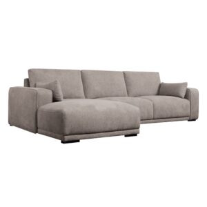 wohnli-moebel-suche-M23126927-1 3-Sitzer Ecksofa Stoffbezug Sand 105x85x305cm Stoff Beige Furnhouse Sofas und Sessel Sofas Ecksofas