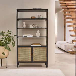 wohnli-moebel-suche-M23126984-1 schwarz und Rohrgeflecht 170 cm