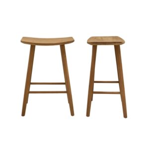 wohnli-moebel-suche-M23126996 Wohnli Möbelsuche - Set aus 2 Hockern aus massivem Teakholz 65 cm
