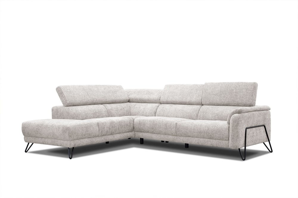 Wohnli Möbelsuche - Ecksofa 5-Sitzer mit verstellbare Kopfstützen