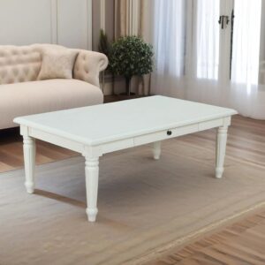 Couchtisch Amaretta 75x51x135cm Holz Weiß ebuy24 Möbel Wohnzimmermöbel Couchtische