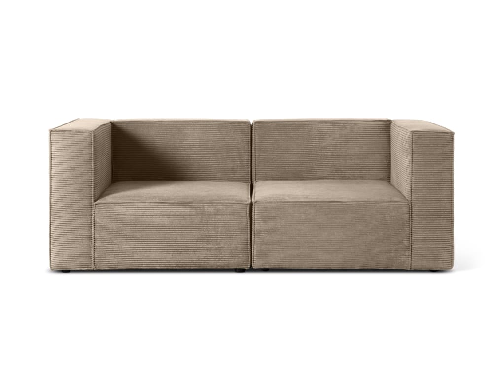 wohnli-moebel-suche-M23134122 Wohnli Möbelsuche - 2-Sitzer-Sofa Chaiselongue bezogen Steinkord-Samt