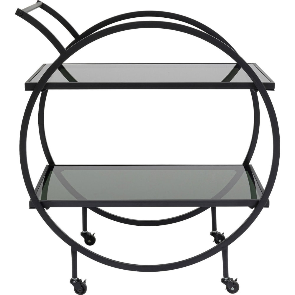 wohnli-moebel-suche-M23134725 Wohnli Möbelsuche - Servierwagen mit 2 Ablagen aus Stahl und Glas