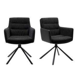 wohnli-moebel-suche-M23137198 Wohnli Möbelsuche - Set aus 2 schwarzen Stühlen L63 cm